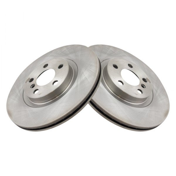 TRQ® - Plain Front Disc Brake Rotors