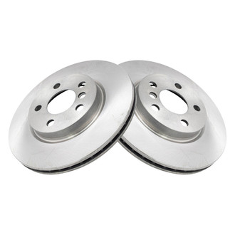 TRQ® - Plain Vented Front Disc Brake Rotors