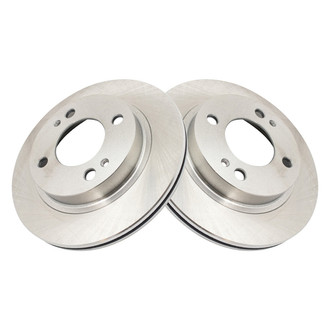 TRQ® - Plain Vented Front Disc Brake Rotors