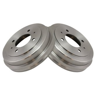 TRQ® - Rear Driver and Passenger Side Brake Drums