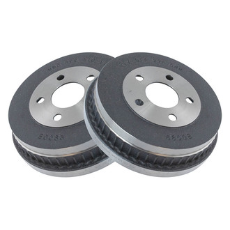 TRQ® - Rear Driver and Passenger Side Drum Brake Shoes