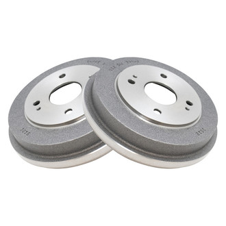 TRQ® - Rear Driver and Passenger Side Brake Drums