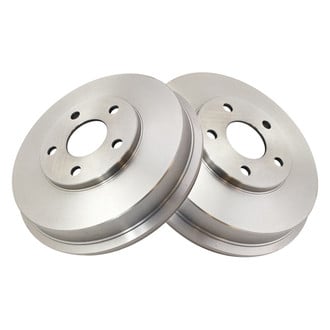 TRQ® - Rear Driver and Passenger Side Brake Drums