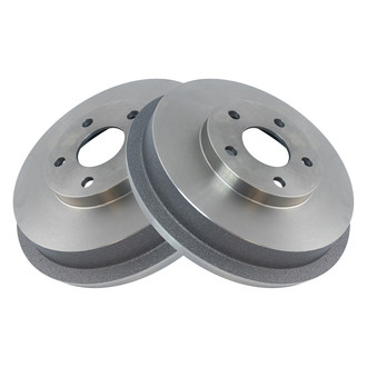 TRQ® - Rear Driver and Passenger Side Drum Brake Shoes