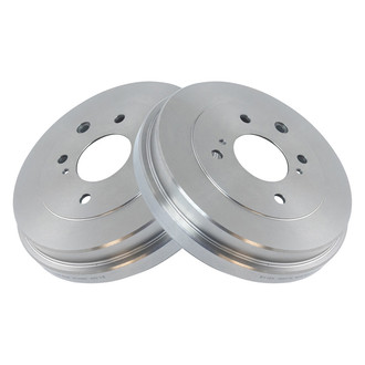 TRQ® - Rear Driver and Passenger Side Drum Brake Shoes