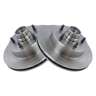 TRQ® - Plain Vented Front Disc Brake Rotors