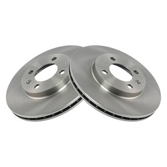 TRQ® - Plain Vented Front Disc Brake Rotors