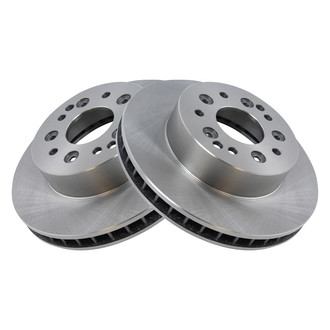 TRQ® - Plain Vented Front Disc Brake Rotors