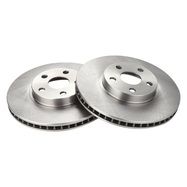 TRQ® - Plain Front Disc Brake Rotors