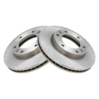 TRQ® - Plain Vented Front Disc Brake Rotors