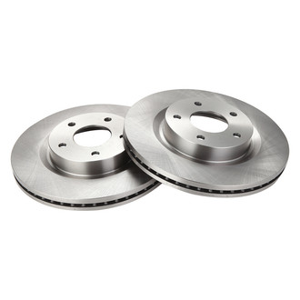 TRQ® - Plain Vented Front Disc Brake Rotors