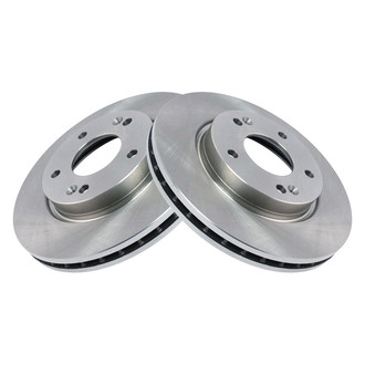 TRQ® - Plain Vented Front Disc Brake Rotors
