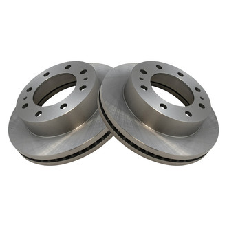 TRQ® - Plain Vented Front Disc Brake Rotors