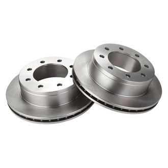 TRQ® - Plain Vented Rear Disc Brake Rotors
