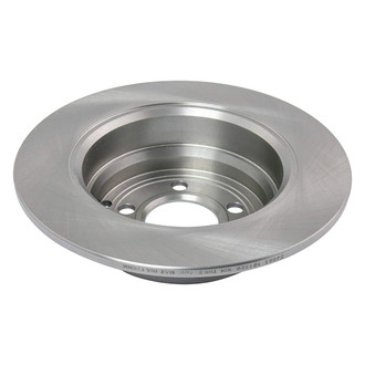 TRQ® - Plain Solid Rear Disc Brake Rotors