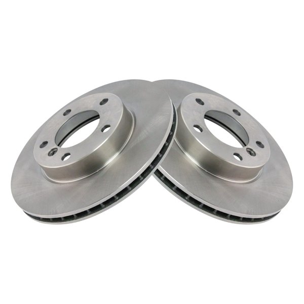 TRQ® - Plain Front Disc Brake Rotors