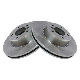 TRQ® - Plain Vented Front Disc Brake Rotors