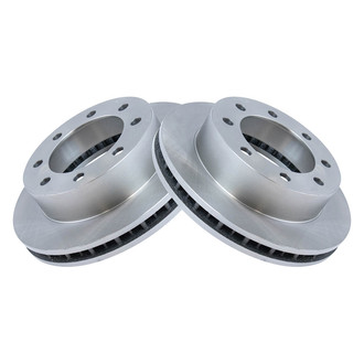 TRQ® - Plain Vented Front Disc Brake Rotors
