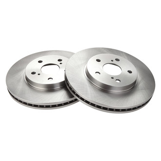 TRQ® - Plain Vented Front Disc Brake Rotors