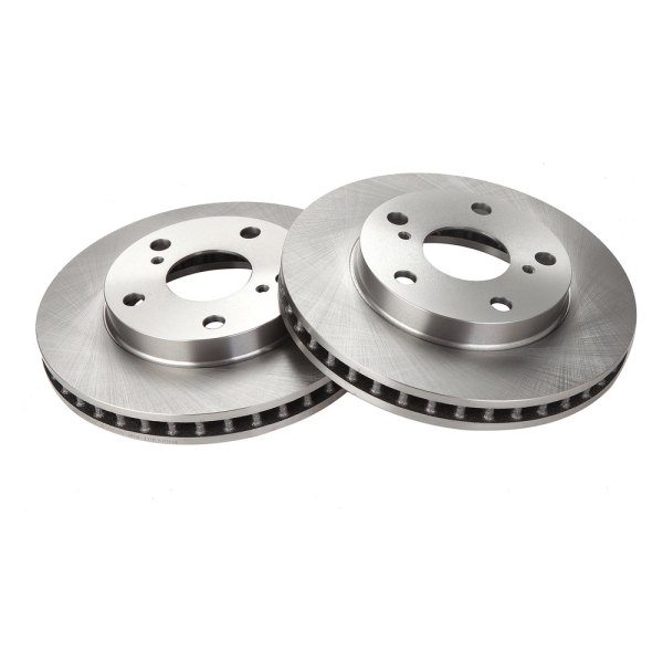 TRQ® - Plain Front Disc Brake Rotors