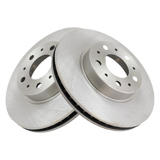TRQ® - Plain Vented Front Disc Brake Rotors
