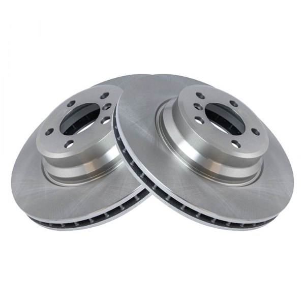 TRQ® - Plain Front Disc Brake Rotors