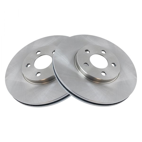 TRQ® - Plain Front Disc Brake Rotors