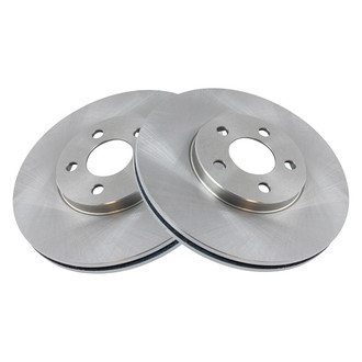 TRQ® - Plain Vented Front Disc Brake Rotors