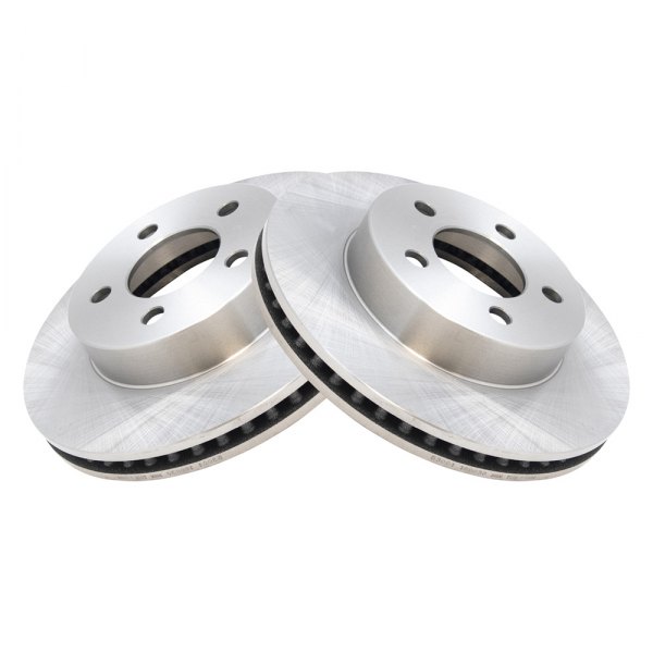 TRQ® - Plain Front Disc Brake Rotors