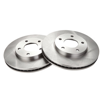 TRQ® - Plain Vented Front Disc Brake Rotors