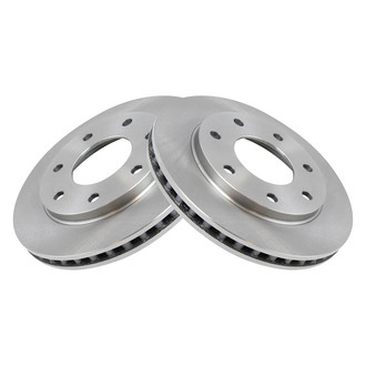 TRQ® - Plain Vented Front Disc Brake Rotors