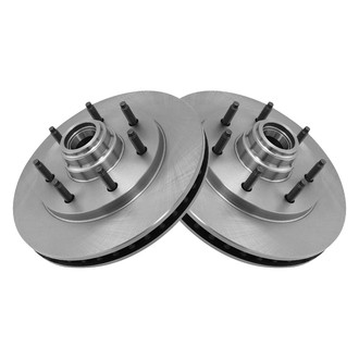 TRQ® - Plain Vented Front Disc Brake Rotors