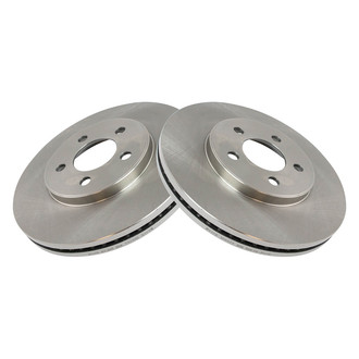 TRQ® - Plain Vented Front Disc Brake Rotors