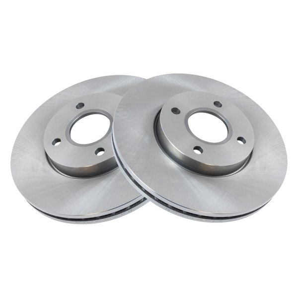 TRQ® - Plain Front Disc Brake Rotors