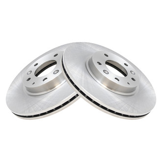 TRQ® - Plain Vented Front Disc Brake Rotors