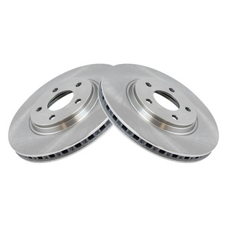 TRQ® - Plain Vented Front Disc Brake Rotors