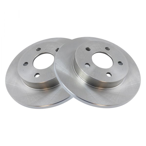 TRQ® - Plain Rear Disc Brake Rotors