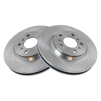 TRQ® - Plain Vented Front Disc Brake Rotors