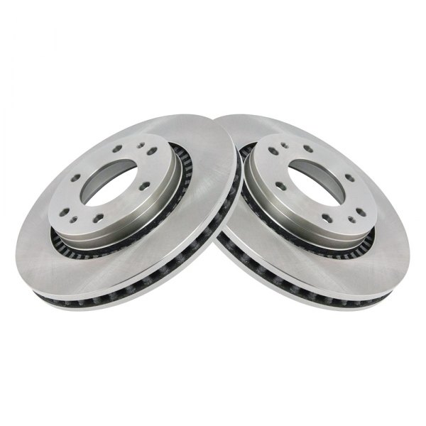 TRQ® - Plain Front Disc Brake Rotors