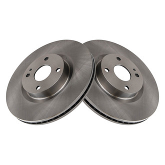 TRQ® - Plain Vented Front Disc Brake Rotors
