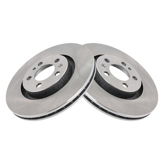 TRQ® - Plain Vented Front Disc Brake Rotors