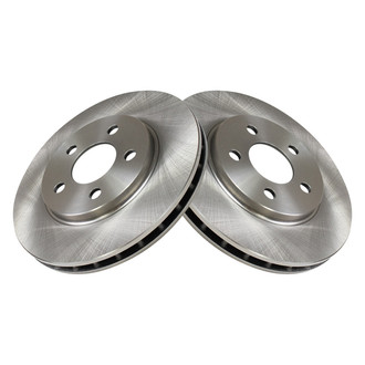 TRQ® - Plain Vented Front Disc Brake Rotors