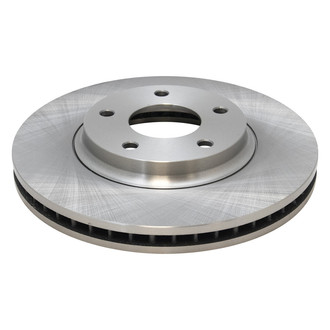 TRQ® - Plain Vented Front Disc Brake Rotors