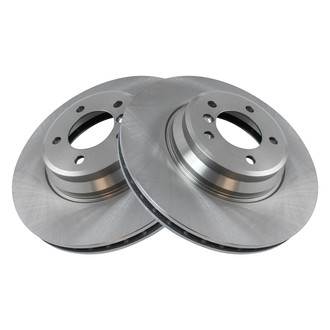 TRQ® - Plain Vented Front Disc Brake Rotors