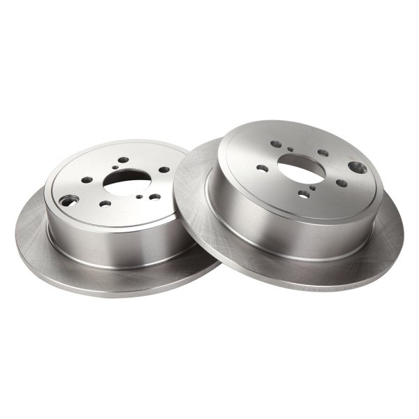 TRQ® - Plain Rear Disc Brake Rotors