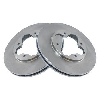 TRQ® - Plain Vented Front Disc Brake Rotors