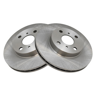 TRQ® - Plain Vented Front Disc Brake Rotors