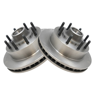 TRQ® - Plain Vented Front Disc Brake Rotors