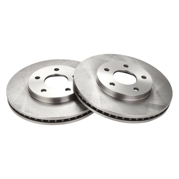 TRQ® - Plain Front Disc Brake Rotors