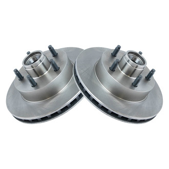 TRQ® - Plain Vented Front Disc Brake Rotors